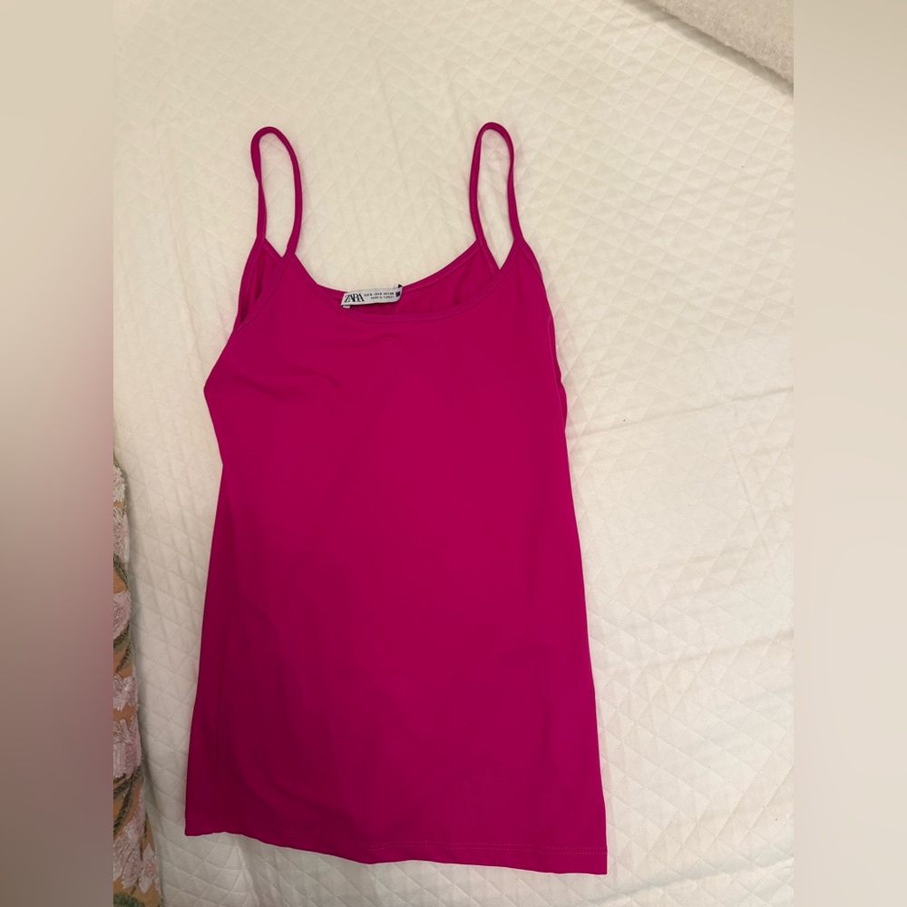 Zara Vibrant Pink Camisole Top, Never Worn